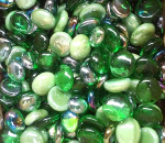 St Patrick's Mix Glass Gems