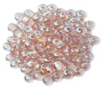 Crystal Irid Pink Glass Gems