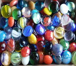 Mixed Colors Glass Gems