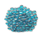 Crystal Light Blue Medium Irid Glass Gems