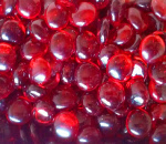 Crystal Scarlet Red Medium Glass Gems