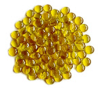 Crystal Yellow Glass Gems