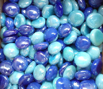 Opal Blue Mix Glass Gems