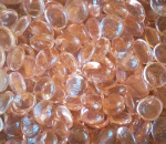 Crystal Pinky Peach Small Glass Gems